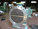 Titanium heat exchanger for nuclear power plant