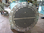 Titanium heat exchanger for nuclear power plant